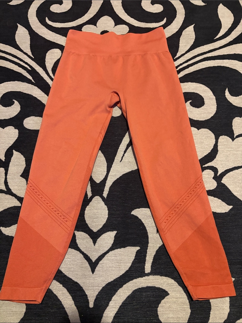 JoyLab Orange Seamless High-Waist Leggings no tag